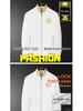 Trendy Men's Embroidered Fashion Jacket - Light Luxury Spring/Autumn Baseball Jacket for Middle-Aged and Young Men