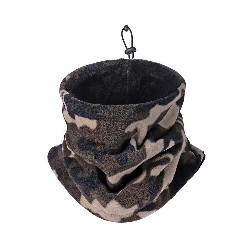 Yingbo Winter Cycling Scarf: Thick Fleece Neck Warmer & Windproof Dust Mask