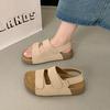 Platform Sandals Women's Summer Outer Wear New Models with Skirts To Increase the Height of Casual Student Sandals