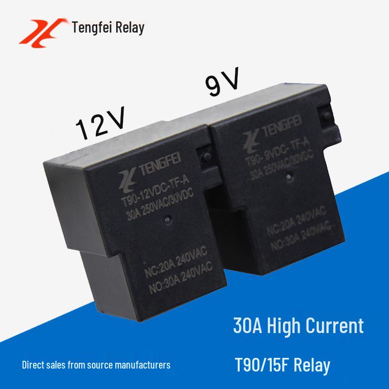 ממסר Tengfei JQX-105F בעל הספק גבוה 30A 24V/12V 4 פינים Normally Open
