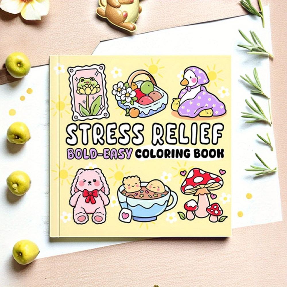 

Stress Relief Coloring Book Cartoon Doodles Book Funny Montessori Drawing Toy for Adults And Teens 13