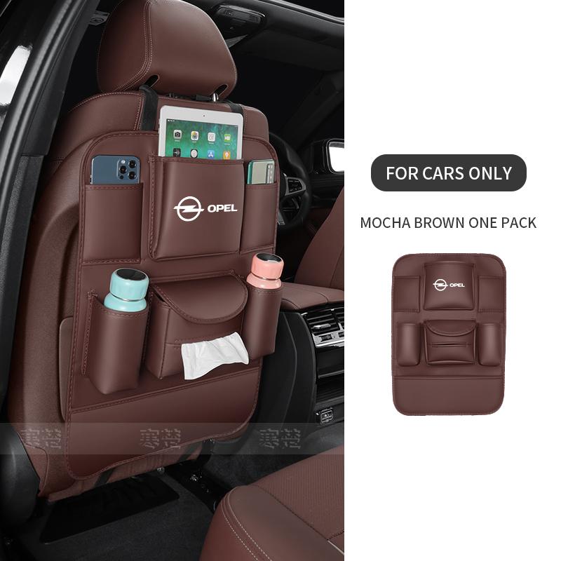 Car Seat Organizer Seat Back Storage Bag Pad For Opel OPCline ASTRA CORSA INSIGNIA MOKKA VECTRA ZAFIRA GTC Tigra Accessories