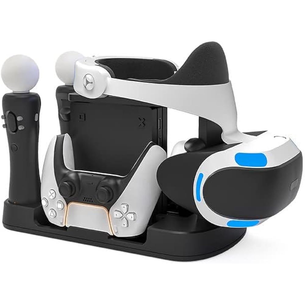 ZaHotse PS5 Move Game Controller Multifunctionele Oplaadbasis VR Bril Host Opslag Beugel Accessoire...