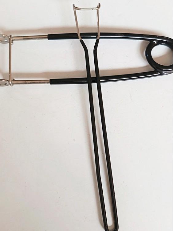 Stainless Steel Fish Hook Remover Tongs with Retractable Fish Mouth Opener