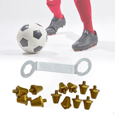 12Pcs Football Boot Studs Replacement with Wrench Professional Firm Ground Non Slip Turf M5