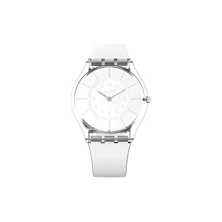 SWATCH Unisex 34mm White Watch SS08K102 SS08K102 White