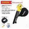 DeQier 3kW Electric Garden Leaf Blower Vacuum CN Plug (adapter Included)