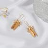 1 Pair of Women's Earrings Alloy Insect-shape Long Earrings