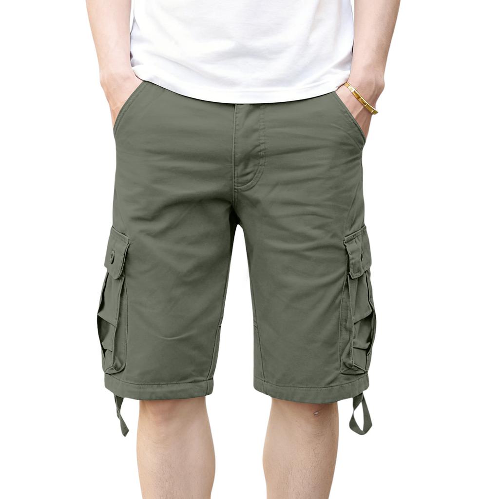 Men's Casual Workwear Multi-Pocket Shorts