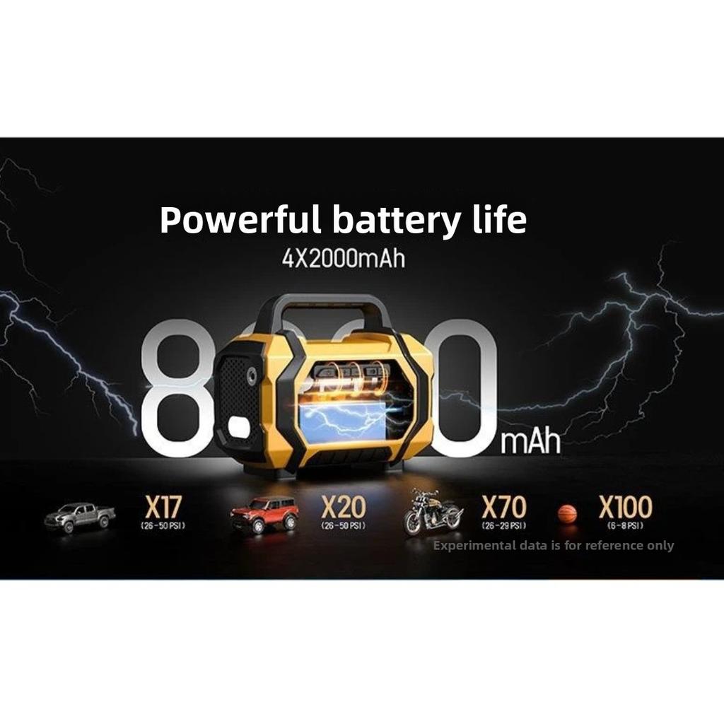 All In One Car Emergency Jump Starter Large Capacity Power Supply with Air Inflator & Dust Blower Portable 12V Car Battery Jumper Pack