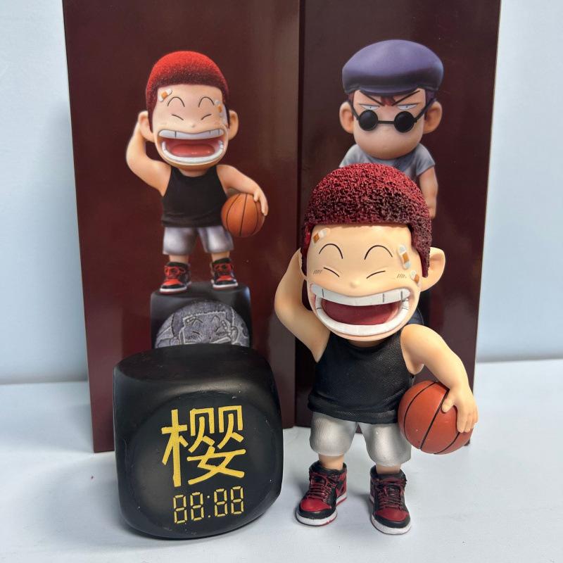SLAM DUNK Q version Sakuragi flower path, disguised Sakuragi, Hanhan Sakuragi figure model doll for gifts