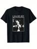 Loose-fitting Sports T-shirt, Street Style, Singer Lana Del Rey's Same Style T-shirt Summer Pure Cotton Unisex Short-sleeved ...