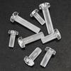 Acrylic Phillips Pan Head Screws: PC Translucent, Round Head, M2.5-M8