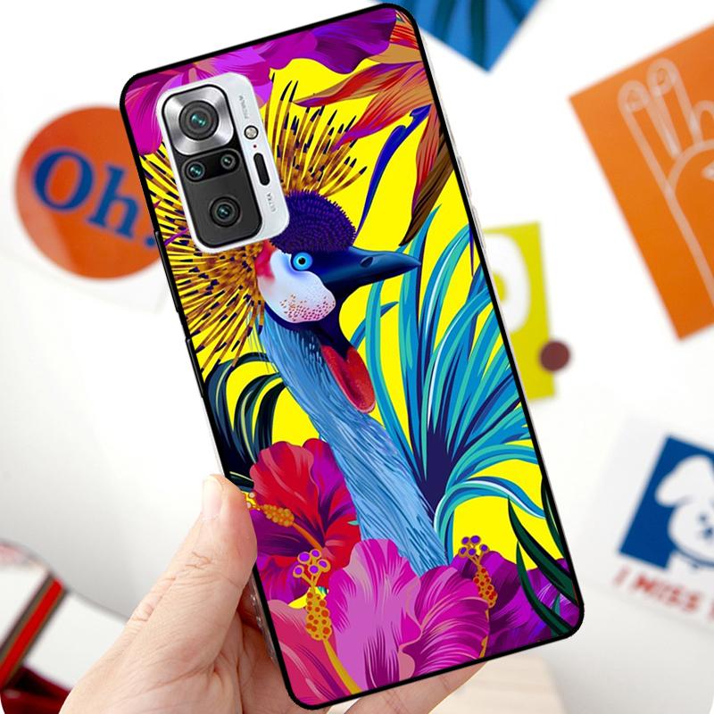 Tropical Aloha Hibiscus  Pattern Case For Xiaomi Redmi Note 12 Pro 11 8 9 10 Pro 9S 10S 11S 12S Redmi 12C 10C 9C 10A Cover