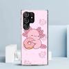 Cute Axolotl Kawaii Soft Cover for Samsung Galaxy S25 Edge S26 S24 S23 Ultra Phone Case S22 S21 Plus S20 FE Print Pattern Shell