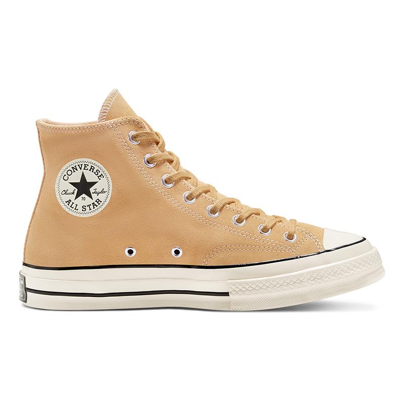 Converse 1970s Seasonal Colour Suede Comfortable High Top Espadrilles Unisex Yellow & White
