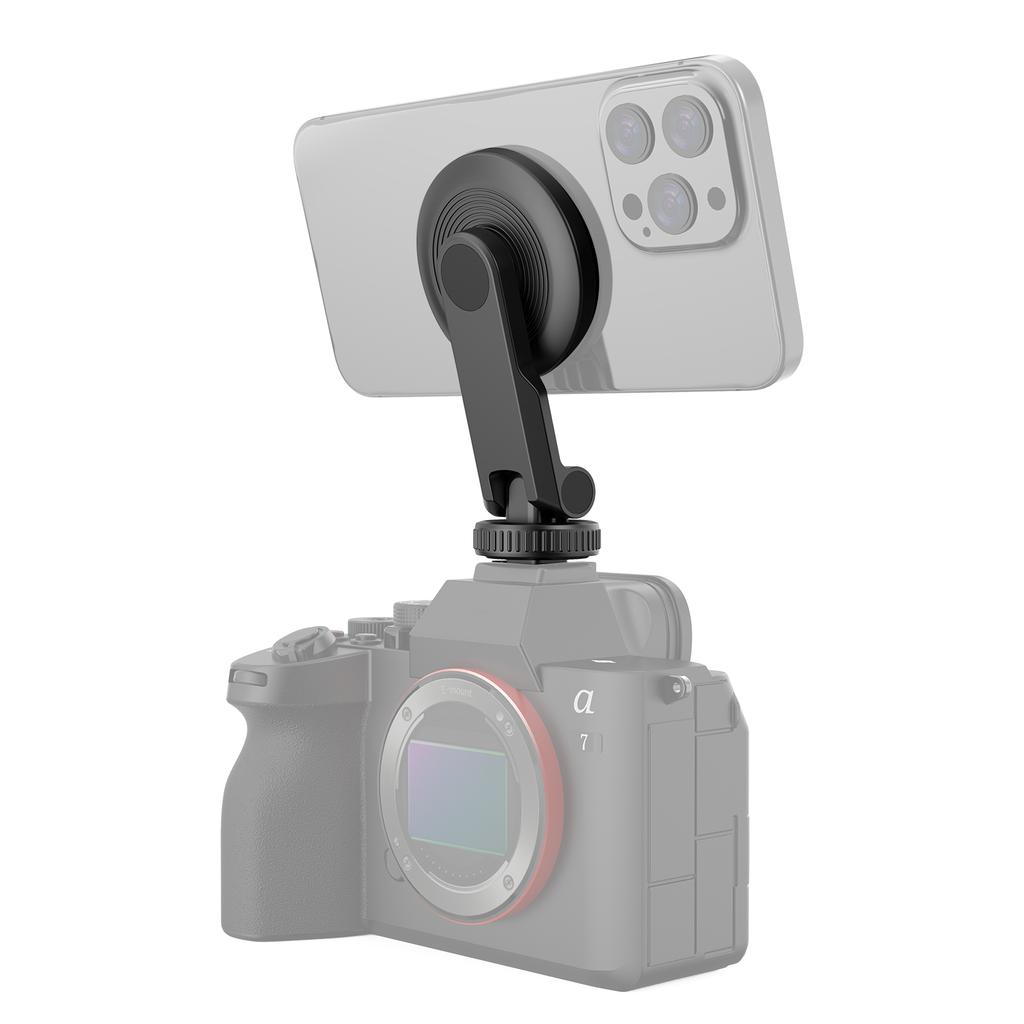   Magnetic Phone Mount Holder Magnetic Phone Tripod Mount for   15 14 13 12 with N52 Magnets Cold Shoe Adapter 1 4 Inch Thrd 150 Tilting  