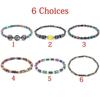 Trendy Weight Loss Magnetic Hematite Round Beads Stretch Anklet Anti-Fatigue Health Care Energy Slimming Anklet Jewelry