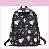 Minimalist Student Backpack With Spacious Design And Animal Maltese Print For Middle School
