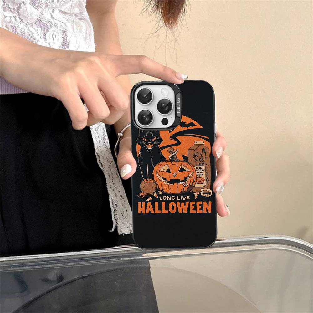 Horror Movie Halloween Phone Case For iPhone 17 16 15 14 13 12 11 Pro MAX Matte Shockproof Back Anti Fall Matte Cover