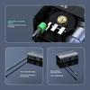 GE08 PD 65W Fast Charging Car Charger 9 in 1 Cigarette Lighter Adapter with Independent Switch and Retractable Cable