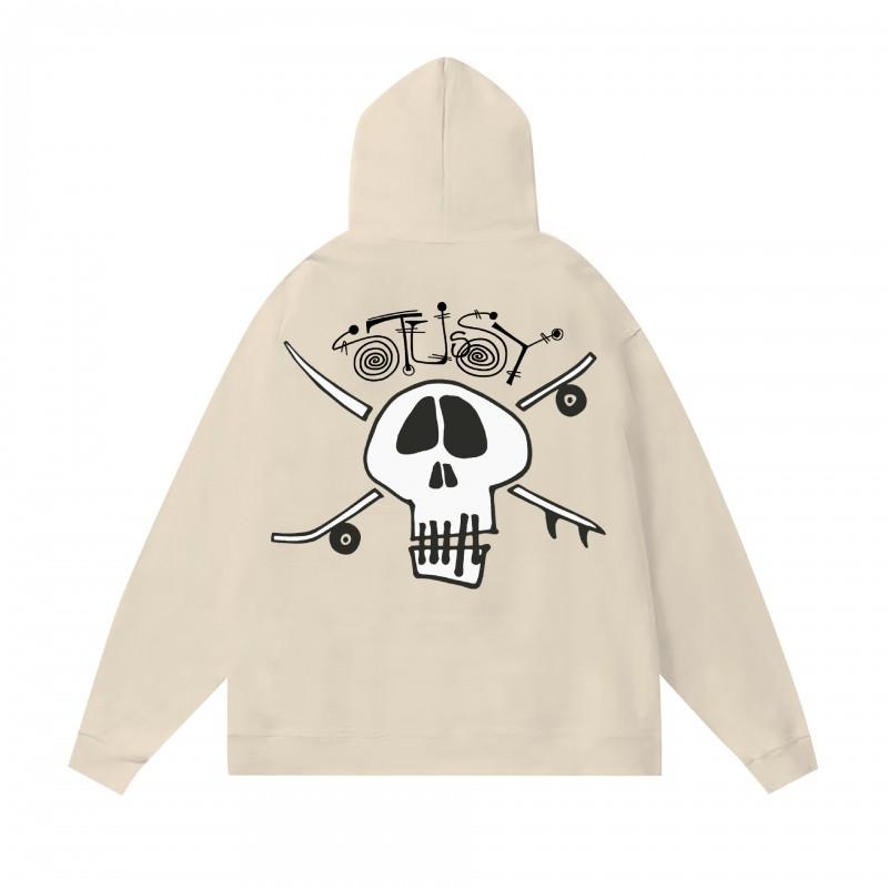 Mens Oversized Hooded Sweatshirt With Letter Print Cotton Blend Fall Casual Wear