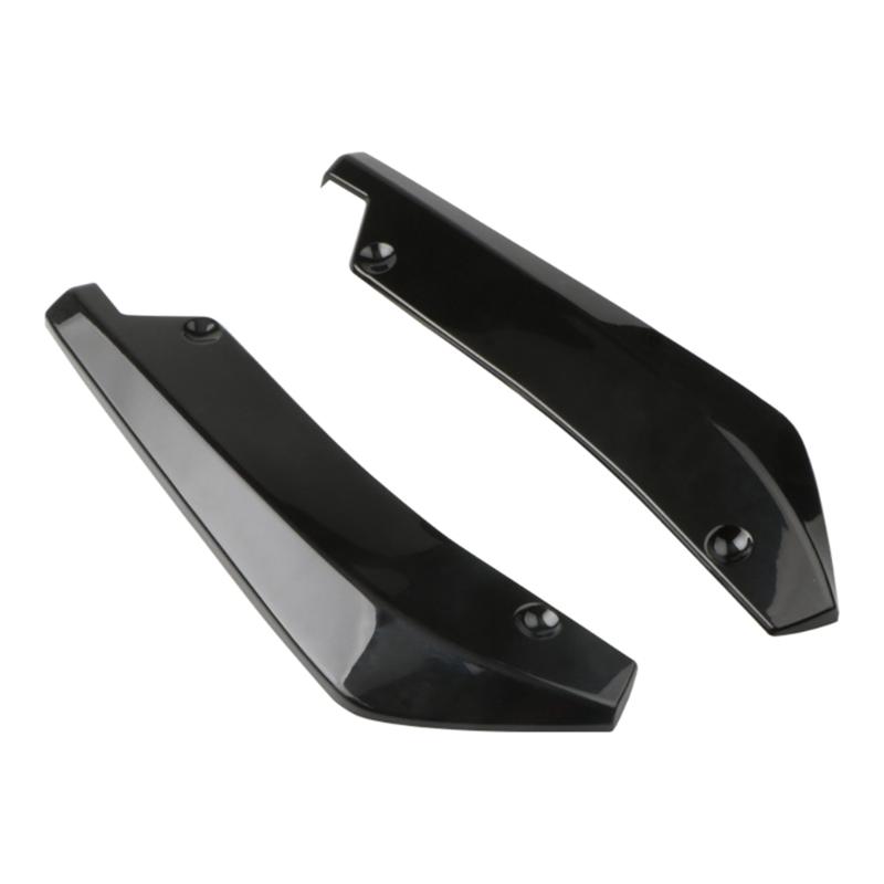 1 Pair Car Rear Bumper Lip Spoiler Diffuser Splitter Scratch Protector Winglets Side Skirt Extension Side  Skirt