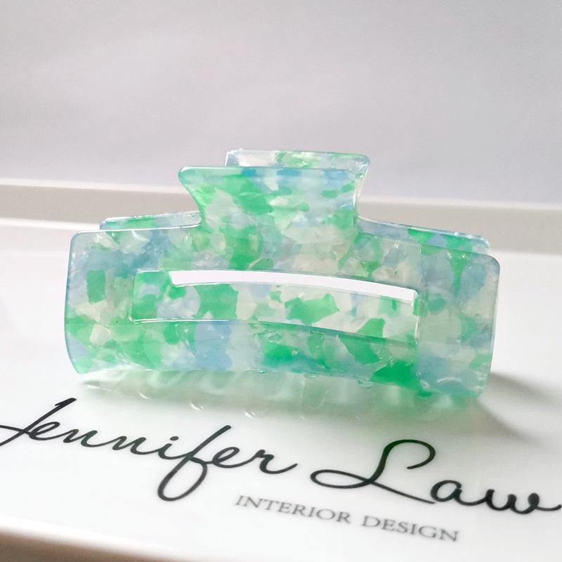 7.5cm Rectangular Hollow Acetate Ponytail Hair Claw Clip - Hot Selling Accessory