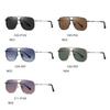 Driver Goggles Polarized Sunglasses Men's Double Beam Square Frame UV400 Sunglasses Sun Protection Fishing Outdoor Sunglasses