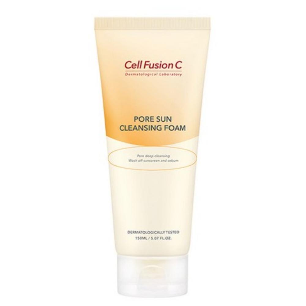 Cell Fusion C Pore Sun Cleansing Foam 150ml – Deep Cleansing & SPF Makeup Remover