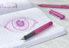 F Fine Nib Grip 2010 Pink Fountain Pen 140924 Officially Imported Faber-Castell Dual-Use,
