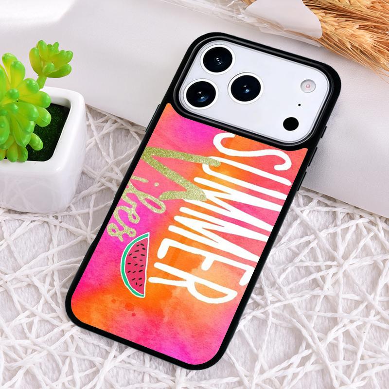 Cute Watermelon Pattern Phone Case for iPhone 17 Air 16 15 11 12 14 13 Pro Max Shockproof Cover