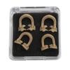 High Quality 4pcs/box Dental Dam Clips Resin Barrier Clamps Rubber Sectional Matrix Band Molar Clips Dental Rubber Dam Clip