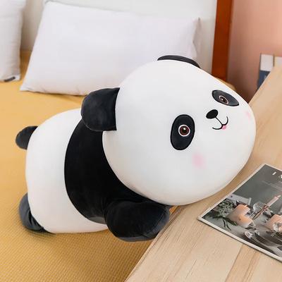 Giant Panda Bear Plush Lie Prone Posture Stuffed Simulation Doll Toy Pillow Cartoon Cute Dolls Girls Lovely Gifts
