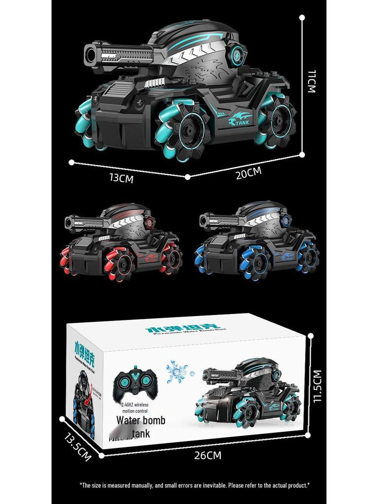 Cross-Border Gesture-Control Remote Water Bomb Tank 360° Rotating Off-Road Toy Car