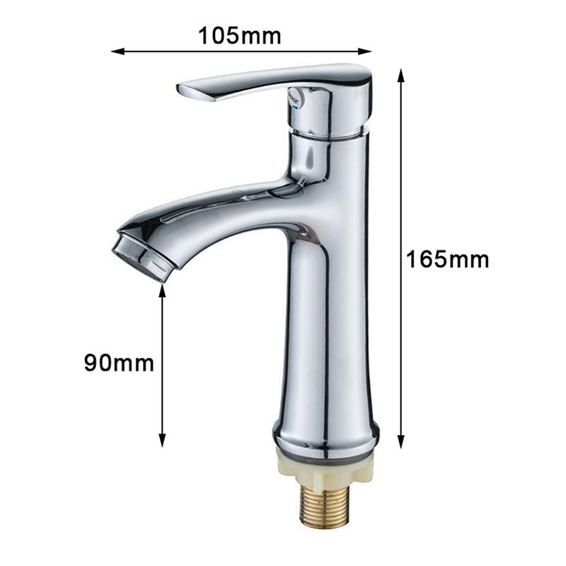Plastic Steel Single Cold Water Faucet Single Hole Public Toilet Cold Water Basin Faucet Plastic Faucet Single Cold Water Faucet
