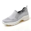 Foreign trade new casual platform sports shoes women's fashion low-top foot-fitting women's shoes fly-woven mesh breathable mother shoes
