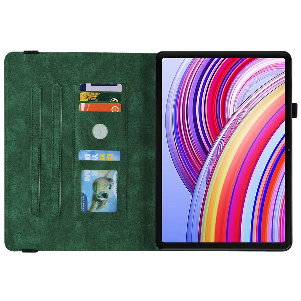 For Xiaomi Redmi Pad Pro/Redmi Pad Pro 5G/Poco Pad Protective Cover PU Leather Butterfly Flower Stand Tablet Case