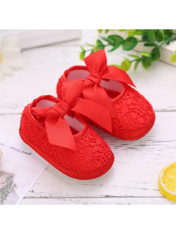 

Дівчата, дихаючі протиковзкі черевики, повсякденні кросівки для малюків S червоний