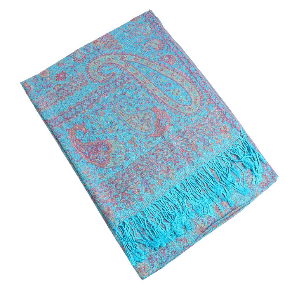 Classic Ethnic Paisley Tassel Scarf - Imitation Cashmere, Perfect for Autumn and Winter