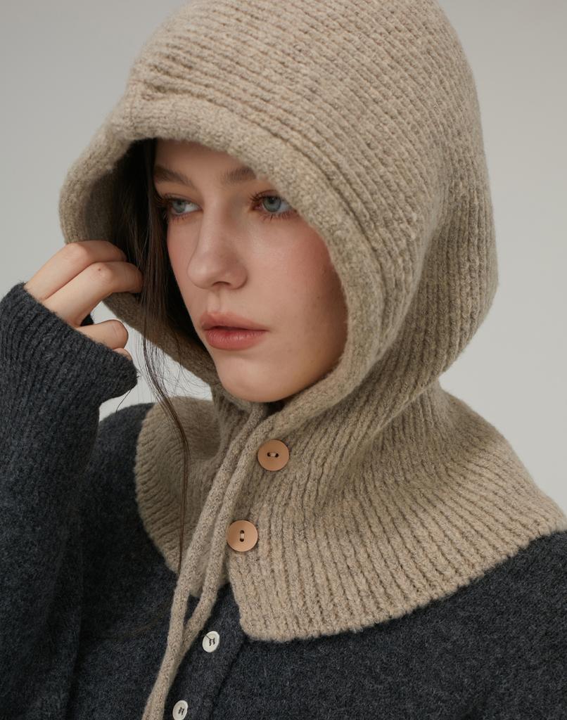 GNGB Button Knit Balaclava_3Color