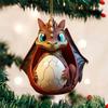 Christmas Dragon Egg Tree Pendant Novelty Dragon Egg Decoration 2D Acrylic Dragon Statue Realistic for Home and Car Decoration