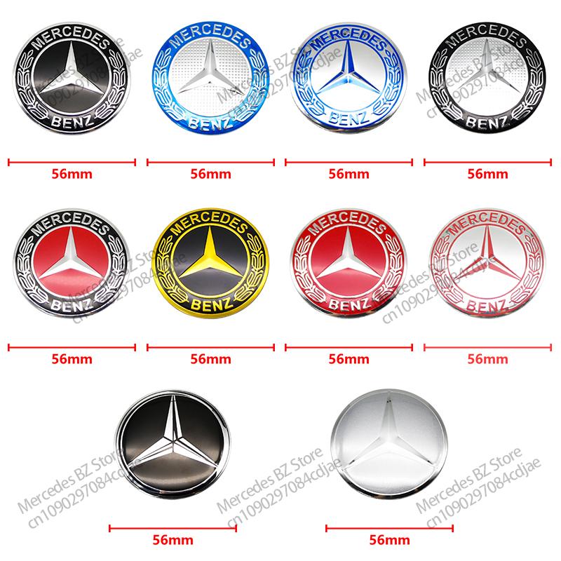 4pcs 56mm 60mm 75mm Car Wheel Center Logo Hub Cap For Mercedes Benz AMG Apple Tree W211 W205 W213 W203 C218 A207 CLA CLS E Class