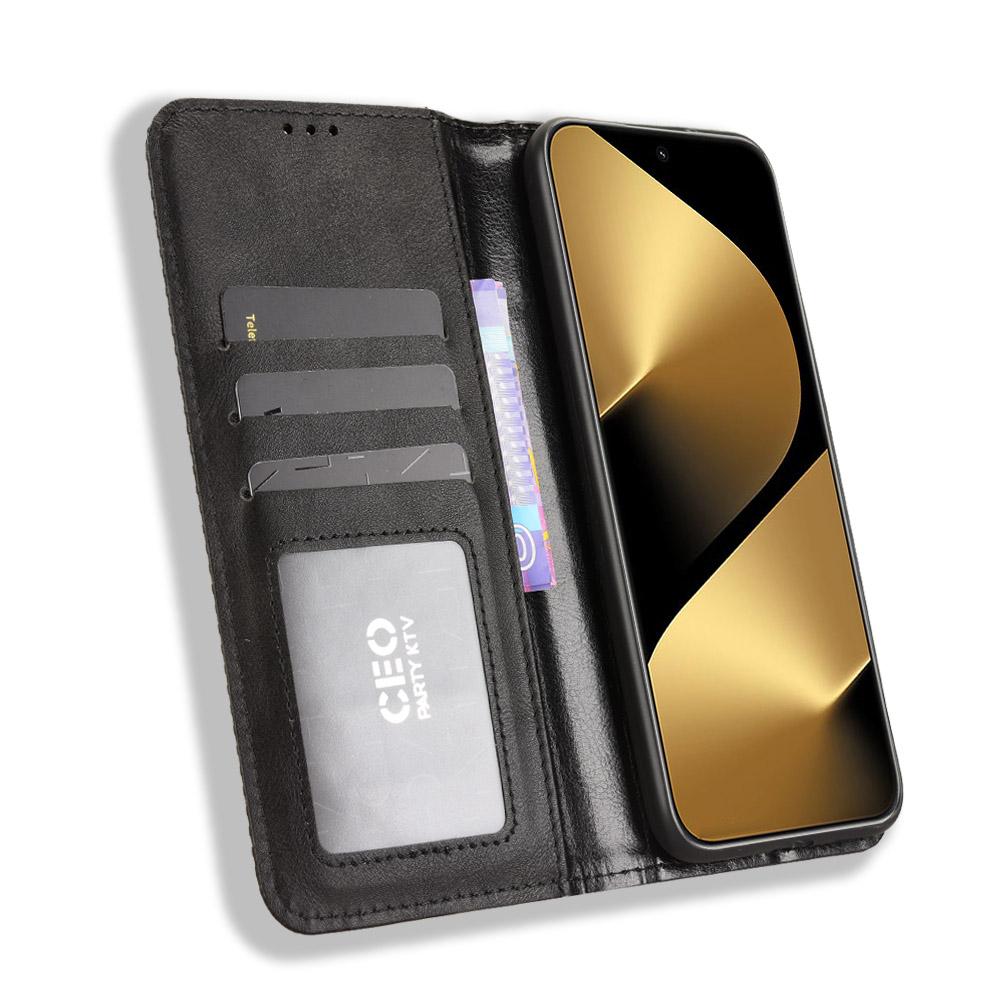 For Huawei Pura 80 Pro+/Huawei Pura 80 Pro Leather Case Wallet Stand Retro Texture Phone Cover