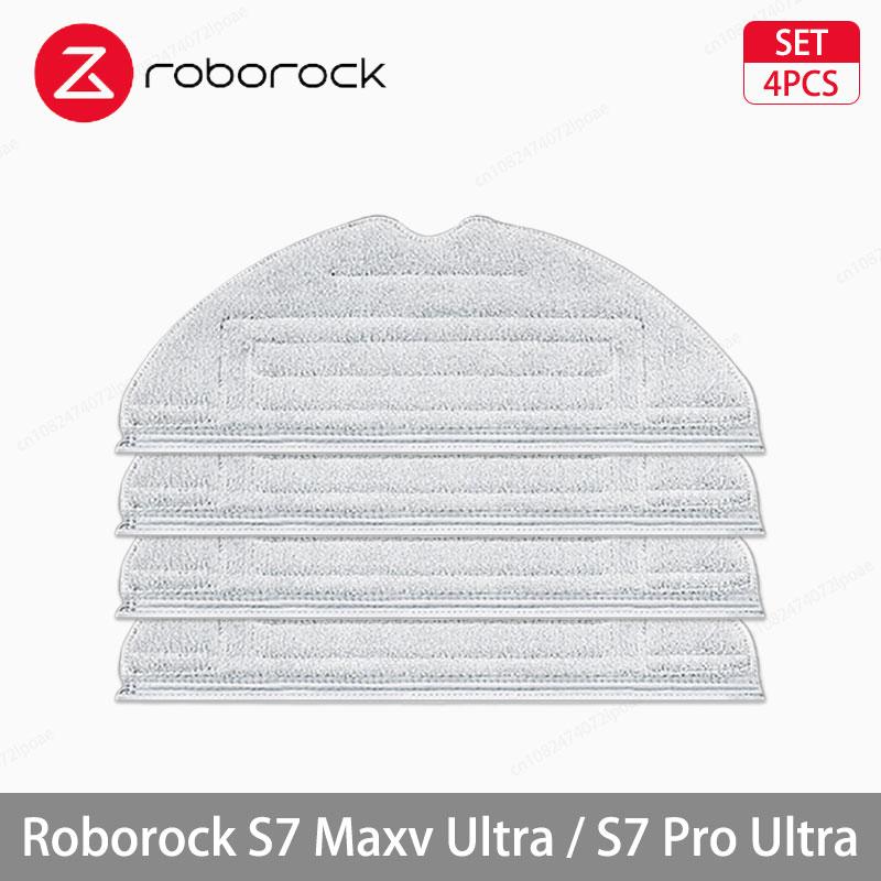 Roborock S7 Maxv Ultra / S7 Pro Ultra Robot Vacuum Accessories Main Side Brush Hepa Filter Mop Cloths Dust Bag Spare Parts