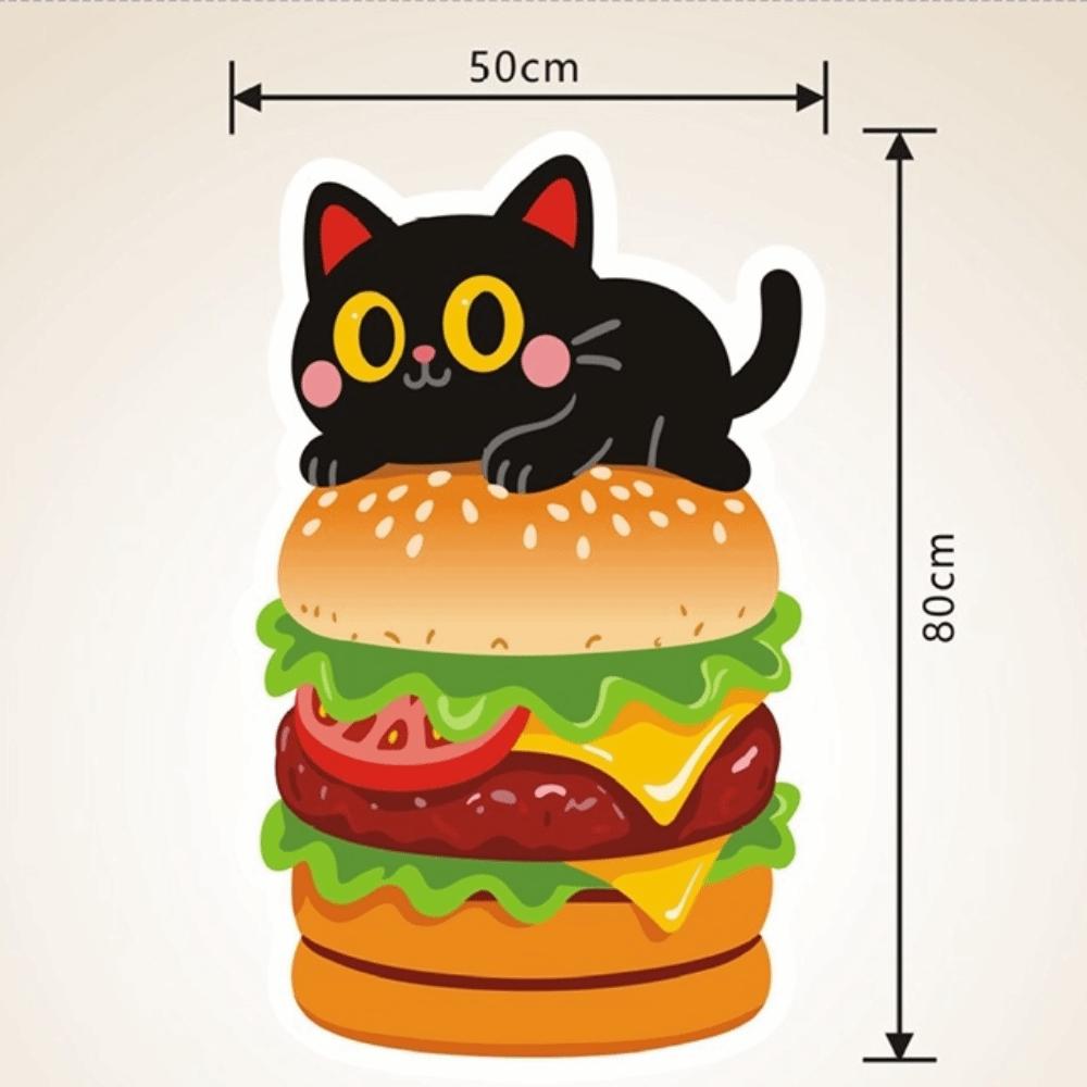 Non-Slip Backing Wall Scratching Mat Wall Mount Furniture Protector New Cat Scratcher Pad Home Use