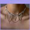 Geometric Cross Pendant Necklace For Women Men Fashionable Layered Chain Jewelry