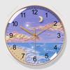 Modern Minimalist Wall Clock Nordic Landscape Ins Style Silent Wall Clock Designer Bedroom Home Decor Orologio Da Parete FYWC