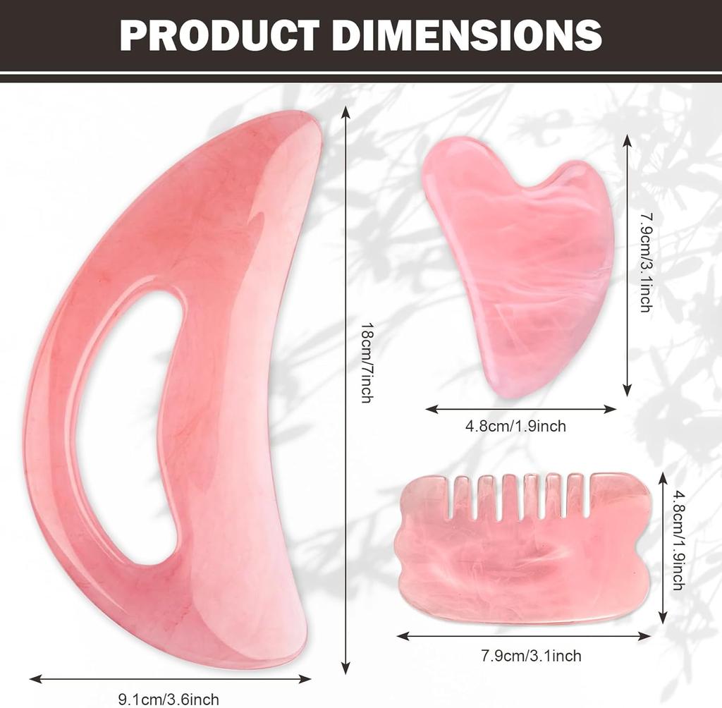 Gua Sha Scraping Massage Resin Scraper Face Neck Skin Massager Board Lymphatic Drainage Massager Body Sculpting Health Care Tool