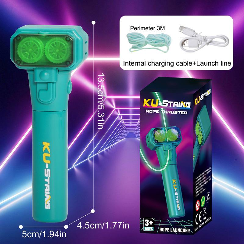 Cross-Border Luminous Yarn Cat Teaser Launcher: Creative, High-Speed, Decompression Toy